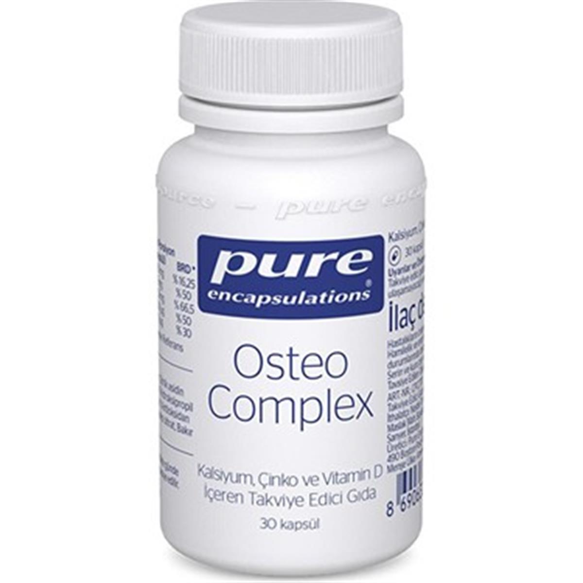 Pure Encapsulations Pure Encapsulations Osteo Complex 30 Kapsül