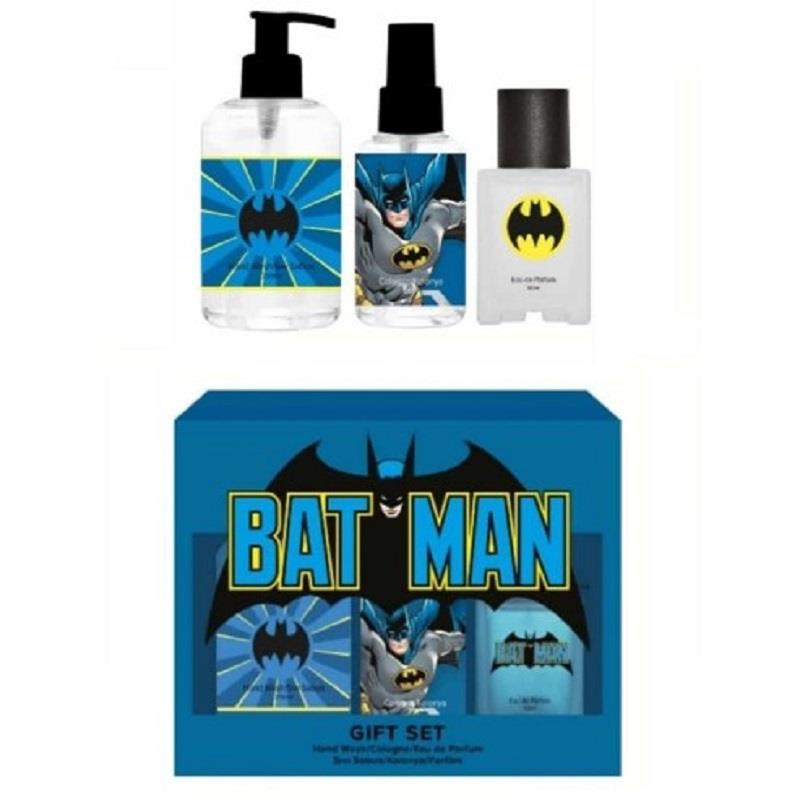 Rebul Rebul Warner Bros Batman Gift Set - Kolonya 100 ml + Sıvı Sabun 250 ml + Parfüm 20 ml