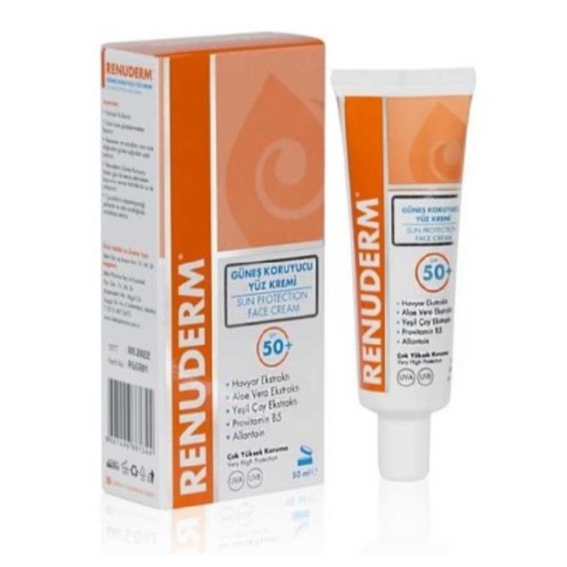 Renuderm Renuderm Güneş Koruyucu Yüz Kremi SPF50+ 50 ml