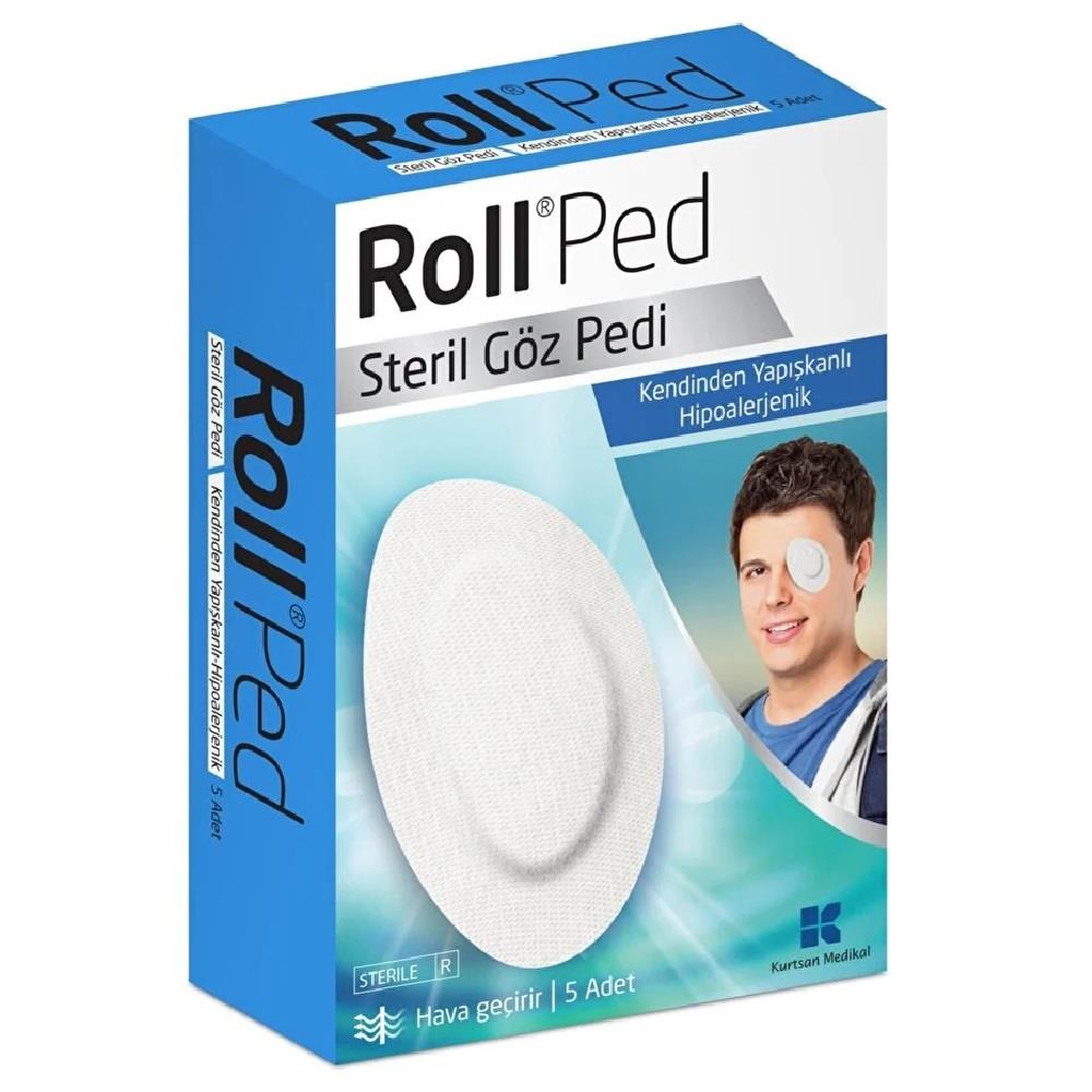 Roll Optik Roll Ped Steril Göz Pedi 5 Adet