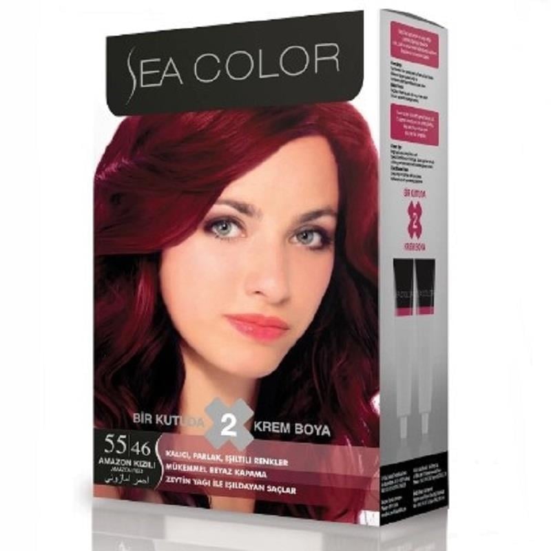 Sea Color Sea Color Set Boya 55.46 Amazon Kızılı