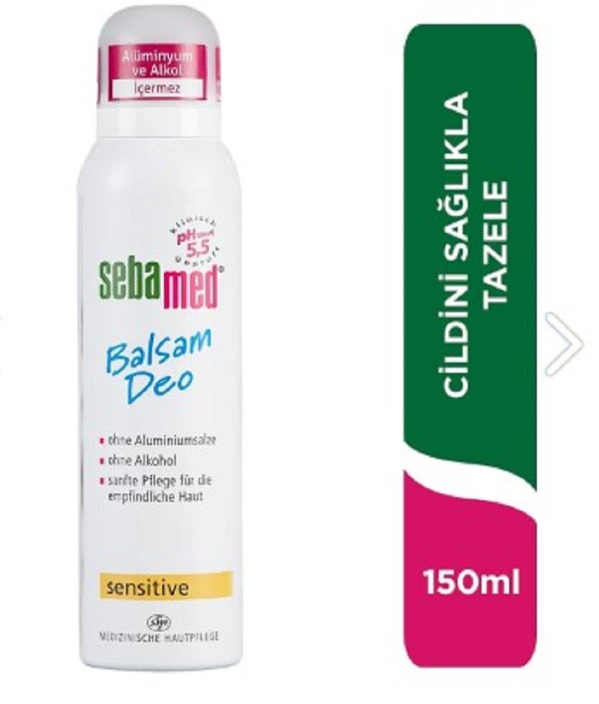 SEBAMED Sebamed Hassas Ciltler İçin Balsam Sprey Deodorant Hassas 150 ml