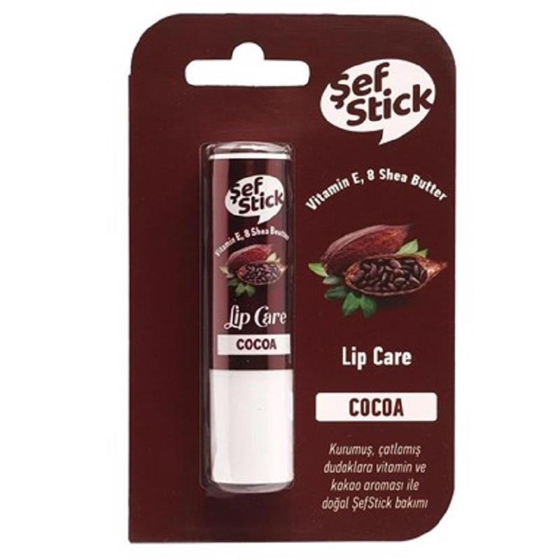 Şef Stick Şef Stick Lip Care - Kakao