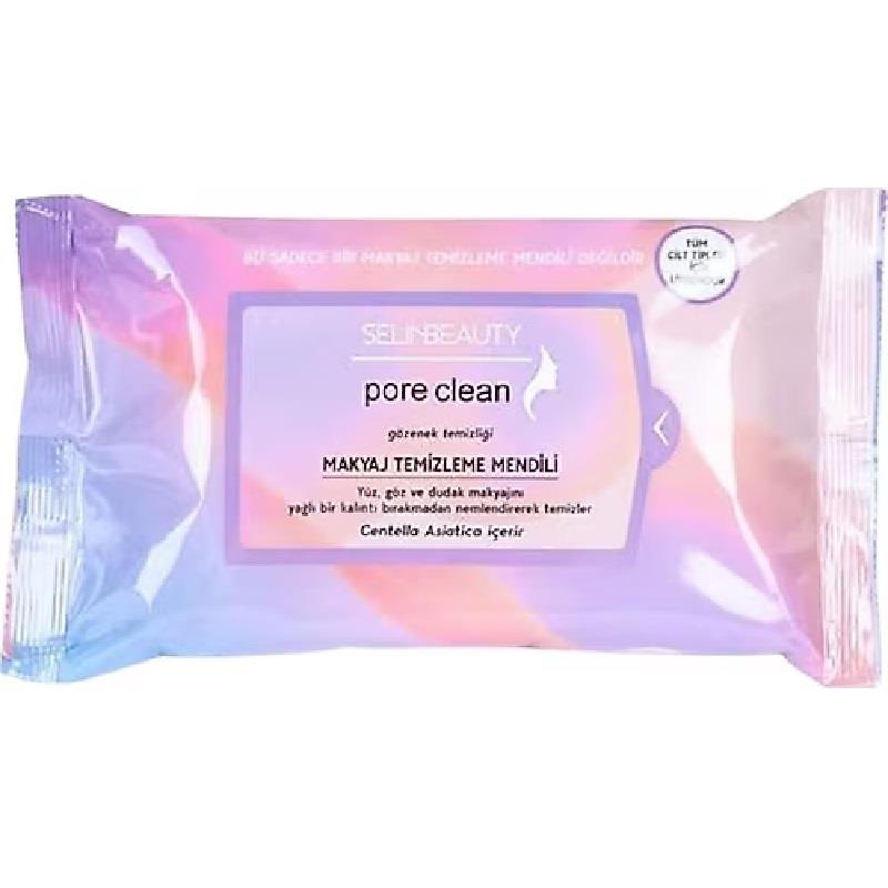 Selin Selin Beauty Pore Clean Makyaj Temizleme Mendili 30 Yaprak