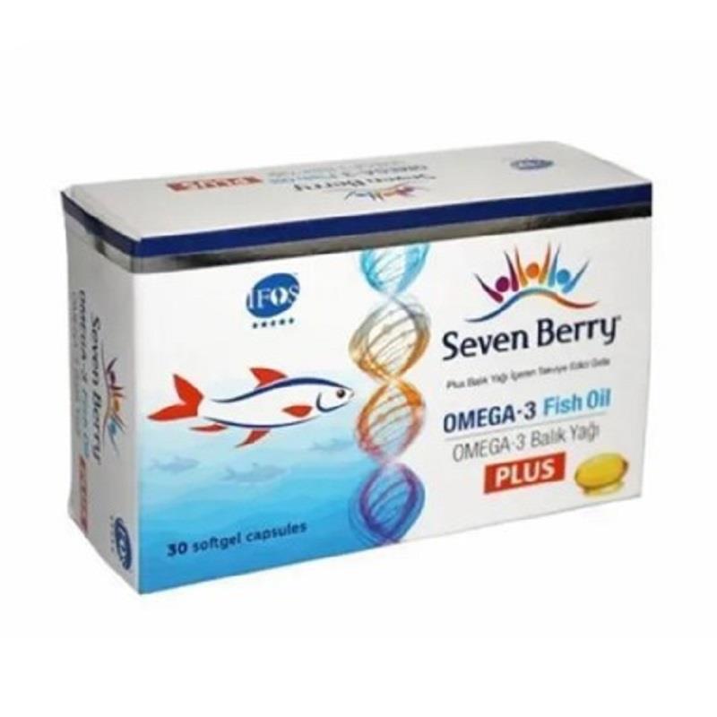 Seven Berry Seven Berry Omega 3 Balık Yağı Plus 30 Softgel Kapsül