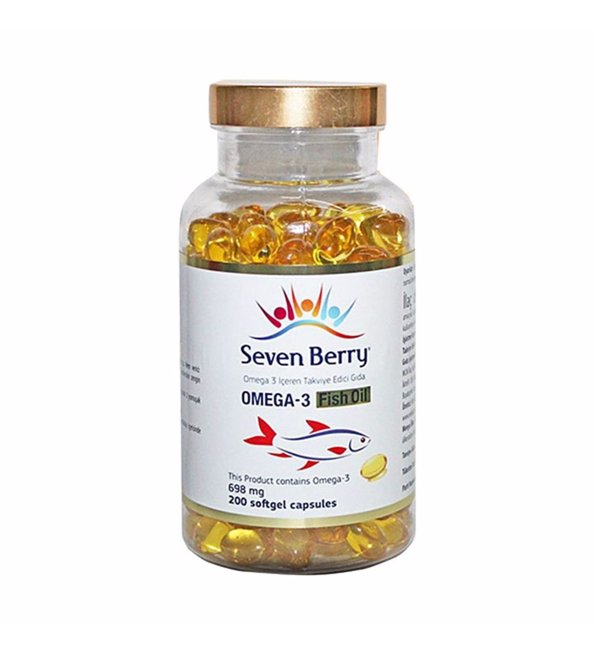 SEVEN Seven Berry Omega-3 Fish Oil 200 Kapsül