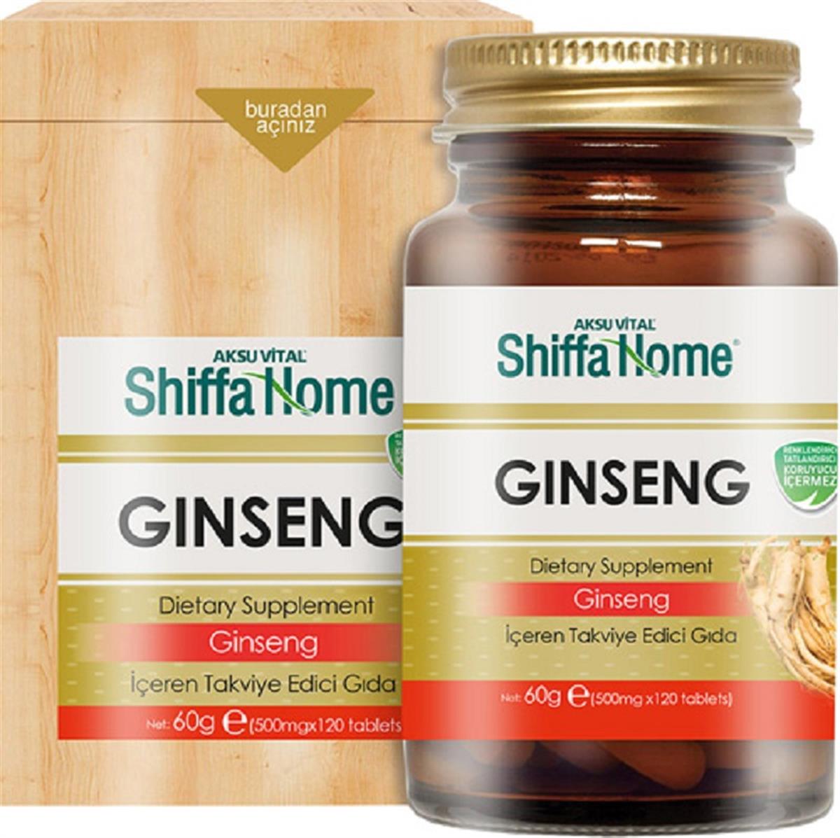 SHİFFA Shiffa Home Ginseng 500 mg 120 Tablet