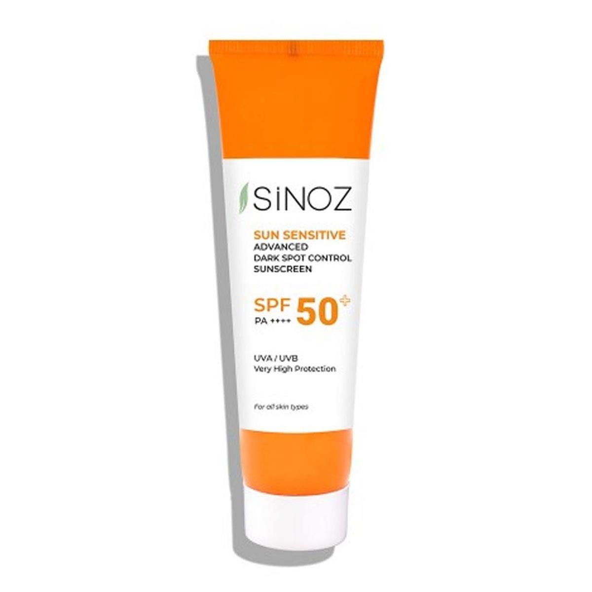 Sinoz Sinoz Lekeli Ciltlere Özel Aydınlatıcı Yüksek Korumalı Yüz Güneş Kremi SPF50+ 50 ml