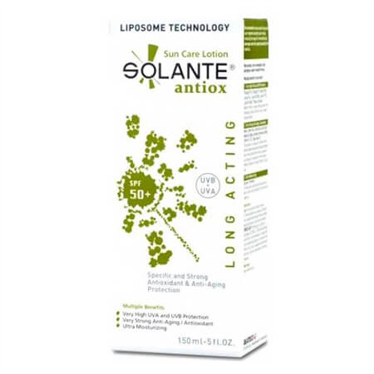 SolanteSolante Antiox Spf 50+ Anti-Aging Etkili Güneş Koruyucu Losyonu
