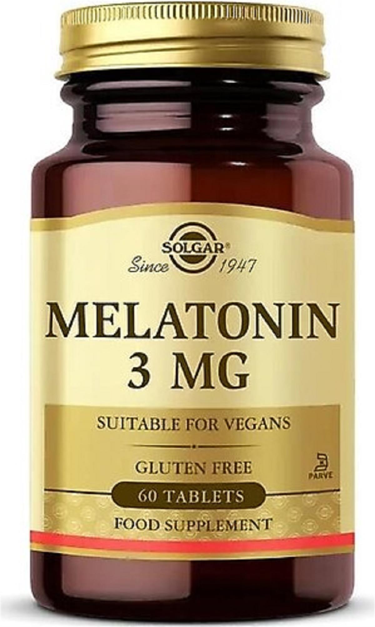 SOLGAR Solgar Melatonin 3 mg 60 Tablet