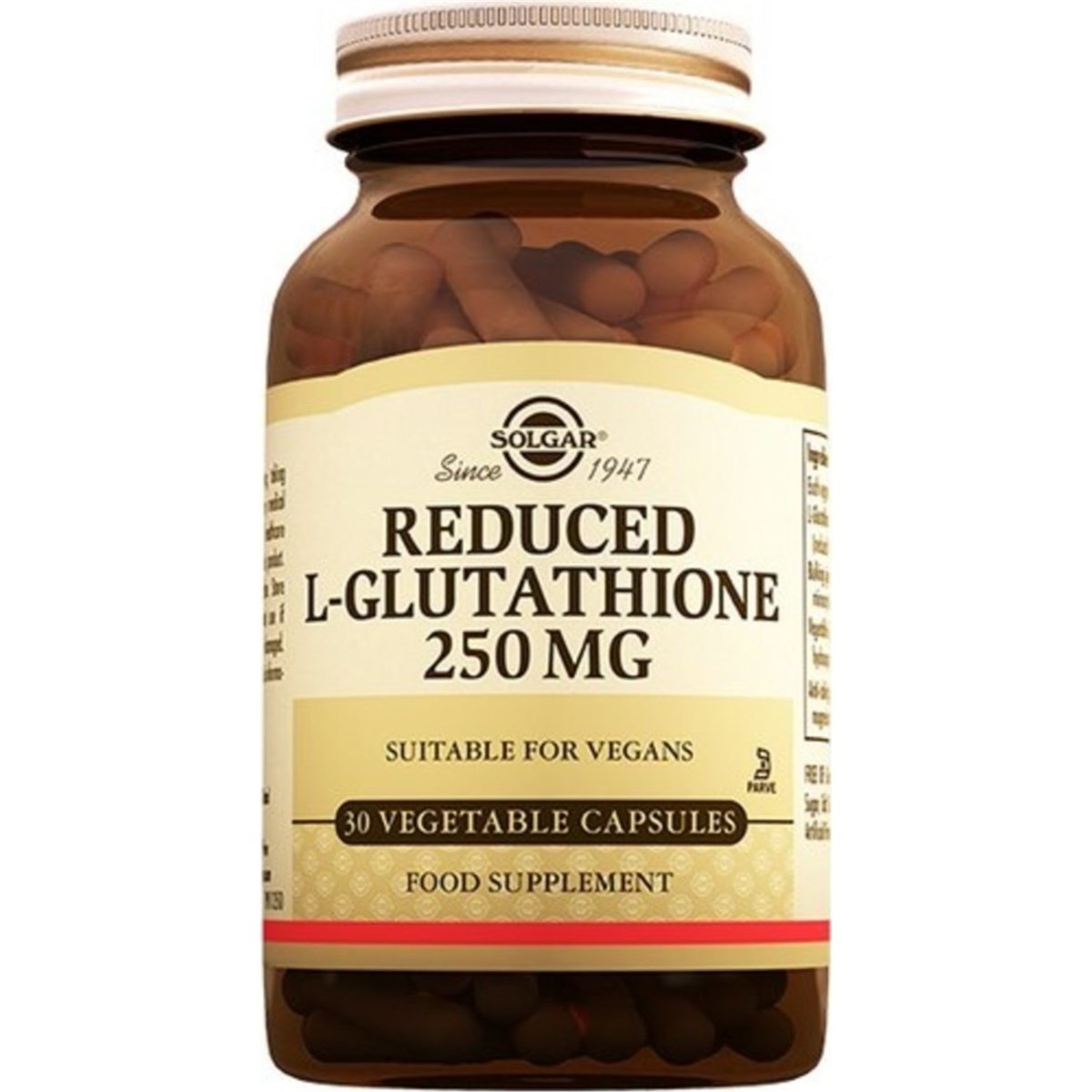 SOLGAR Solgar Reduced L-Glutathione 250 mg 30 Kapsül