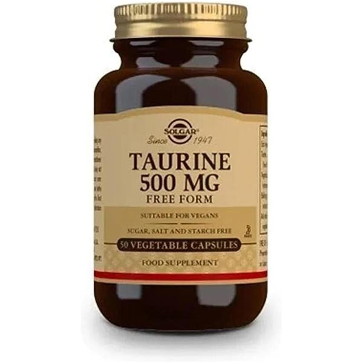 SOLGAR Solgar Taurine 500 mg 50 Kapsül
