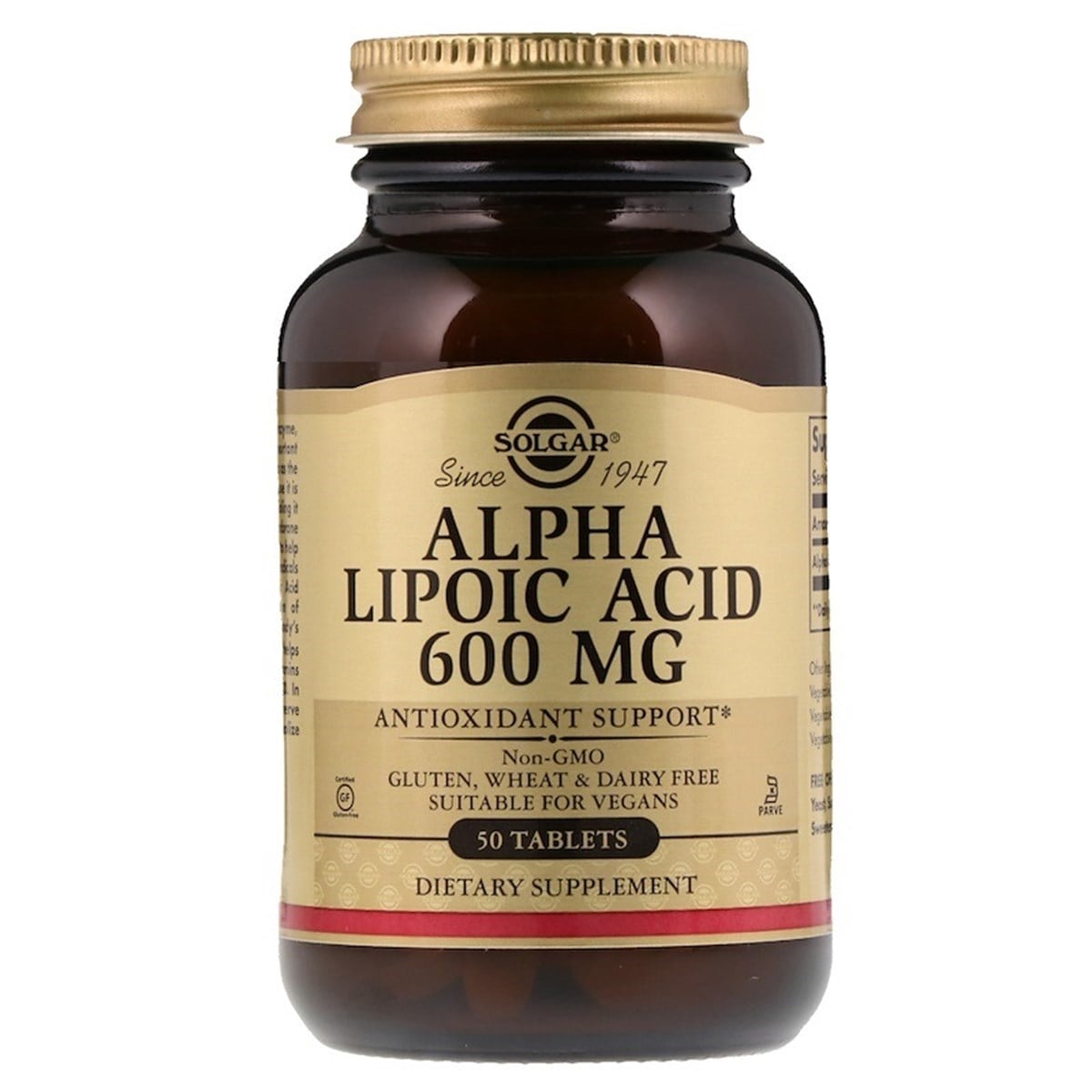 SolgarSolgar Alpha Lipoic Acid 600 Mg 50 Tb.