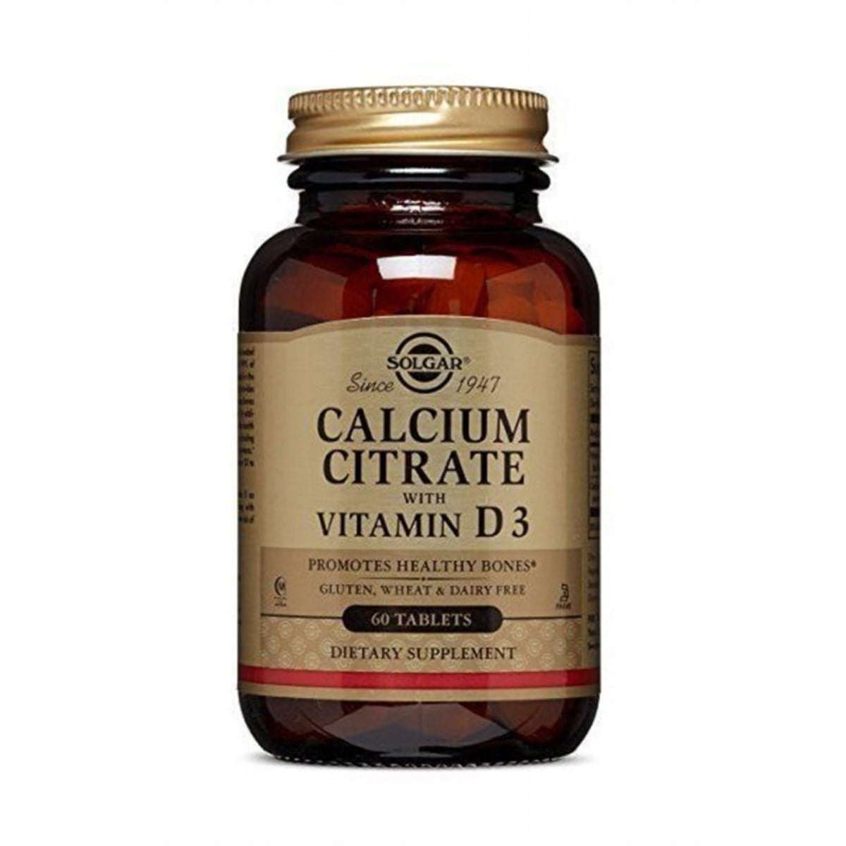 SolgarSolgar Calcium Citrat With Vitamin D 60 Tablet