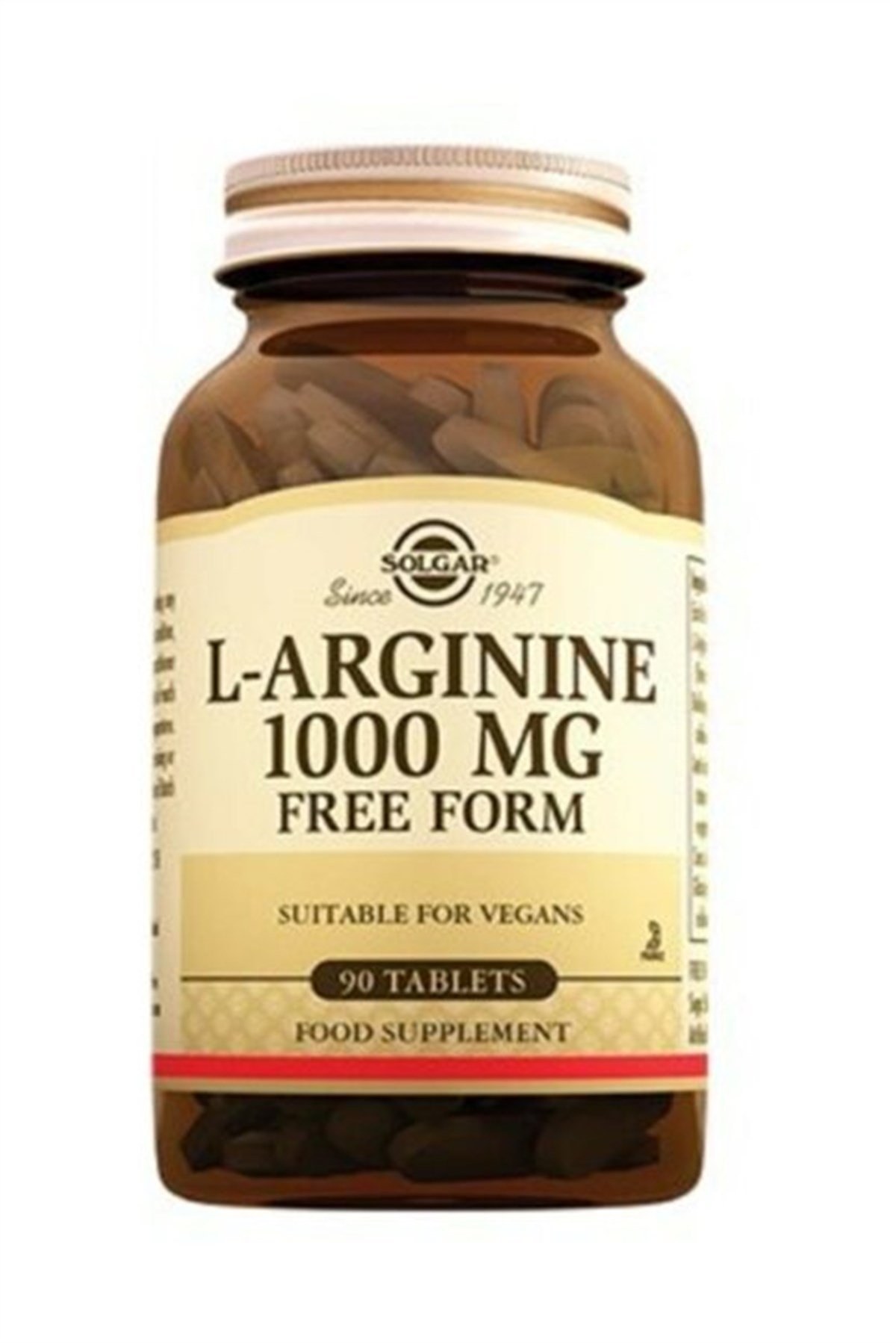 SolgarSolgar L – Arginine 1000 Mg 90 Kapsül