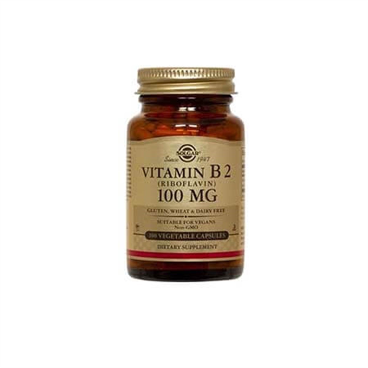 SolgarSolgar Vitamin B2 100 Mg 100 Kapsül