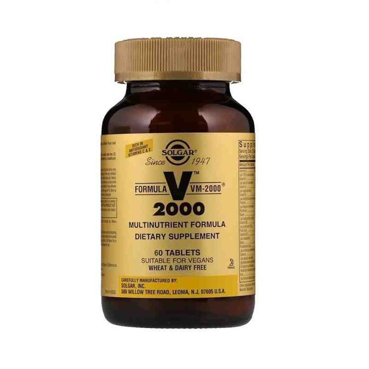 SolgarSolgar Vm 2000 Multi Vitamin 60 Tablet
