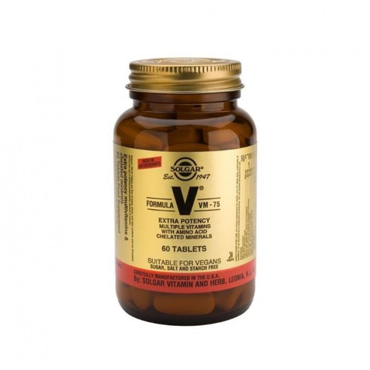 SolgarSolgar Vm-75 Multivitamin 60 Tablet