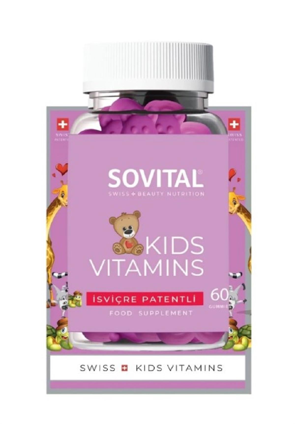 SOVİTAL Sovital Kids Vitamins 60 Gummies
