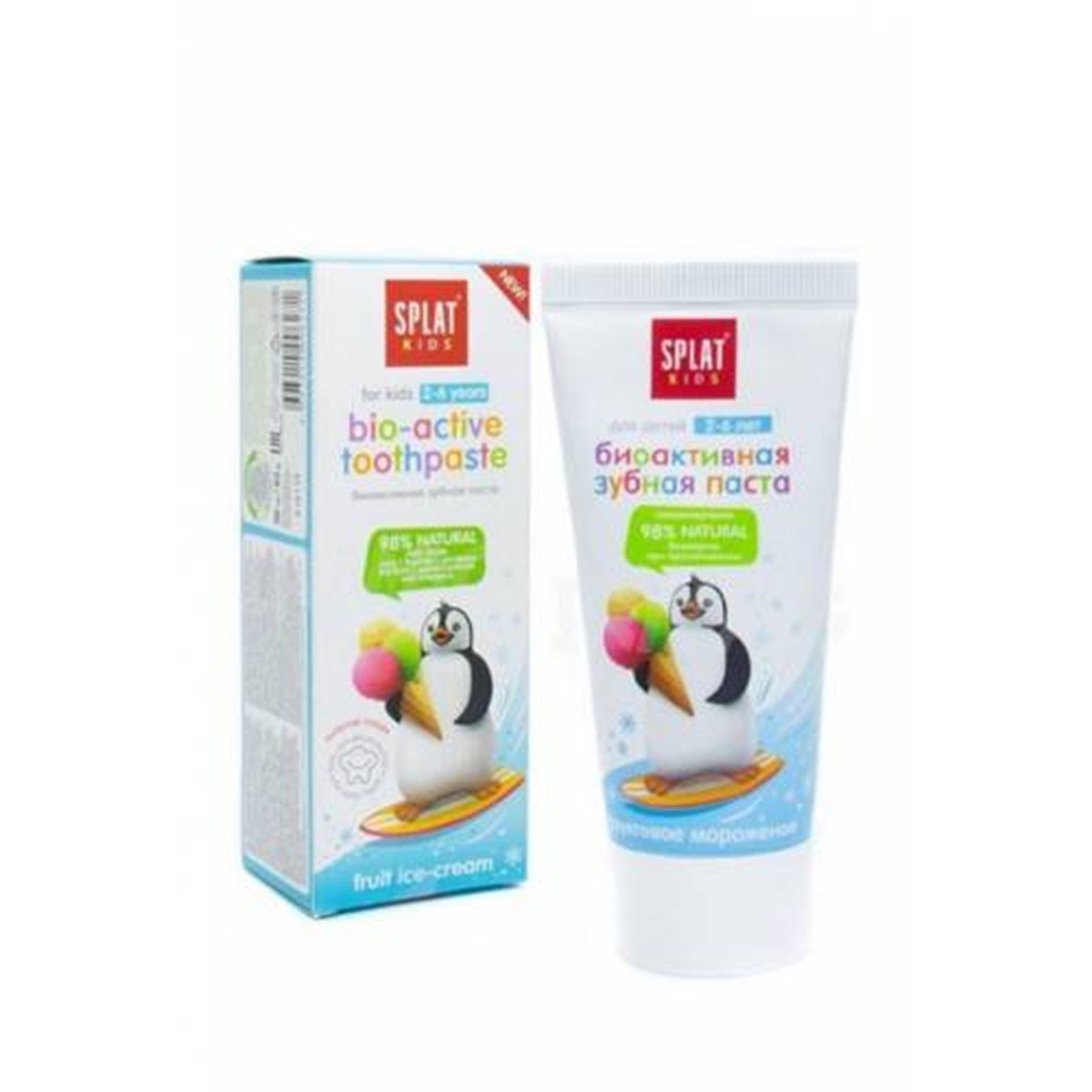 SplatSplat Meyveli Dondurma Diş Macunu 2-6 Yaş 50 Ml