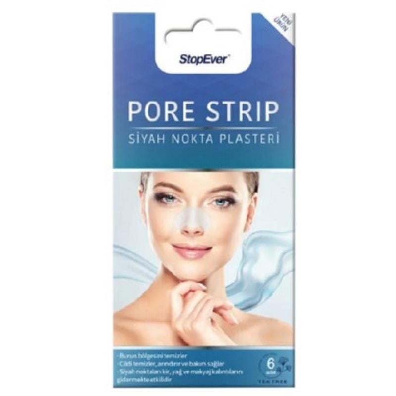 StopEver Stopever Pore Strip Siyah Nokta Bandı 6'lı 1 Paket