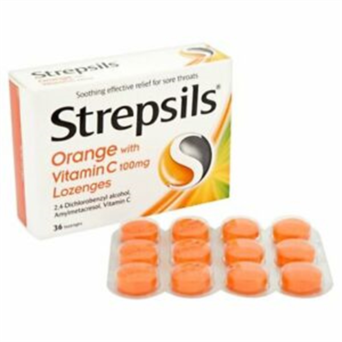 Strepsils Vitamin C Portakal Aromalı 24 Adet