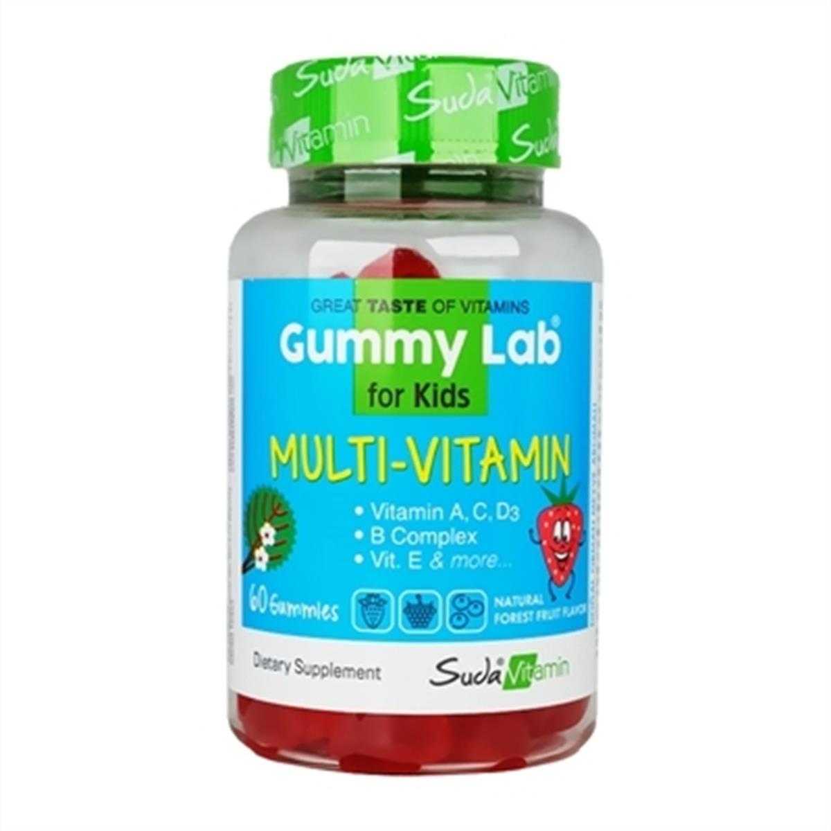 Suda Vitamin Gummy Lab Suda Vitamin Gummy Lab Omegumm For Kids 60 Çiğnenebilir Form