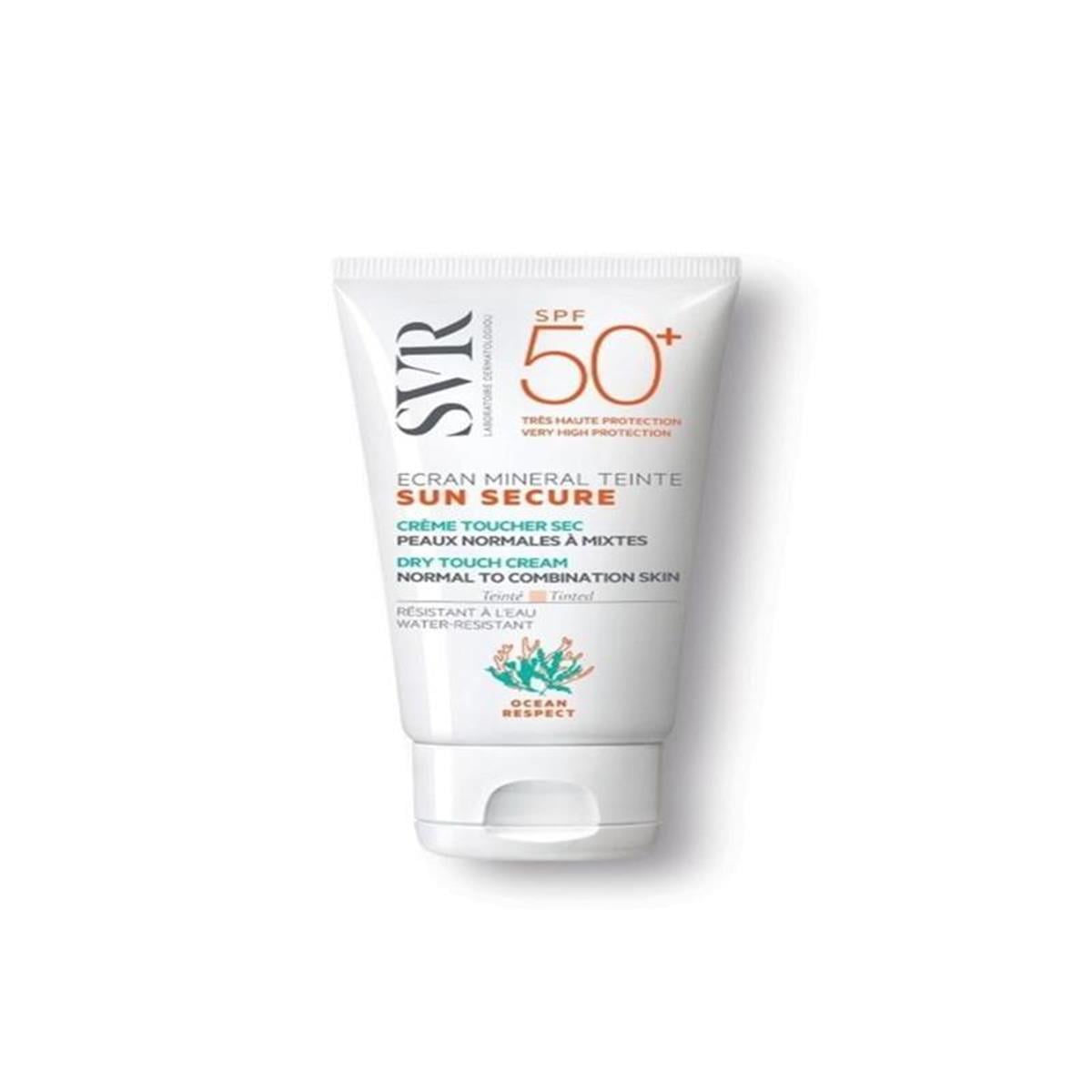 SVR SVR Sun Secure Ecran Mineral Teinte Normal Ciltler SPF50 60 gr