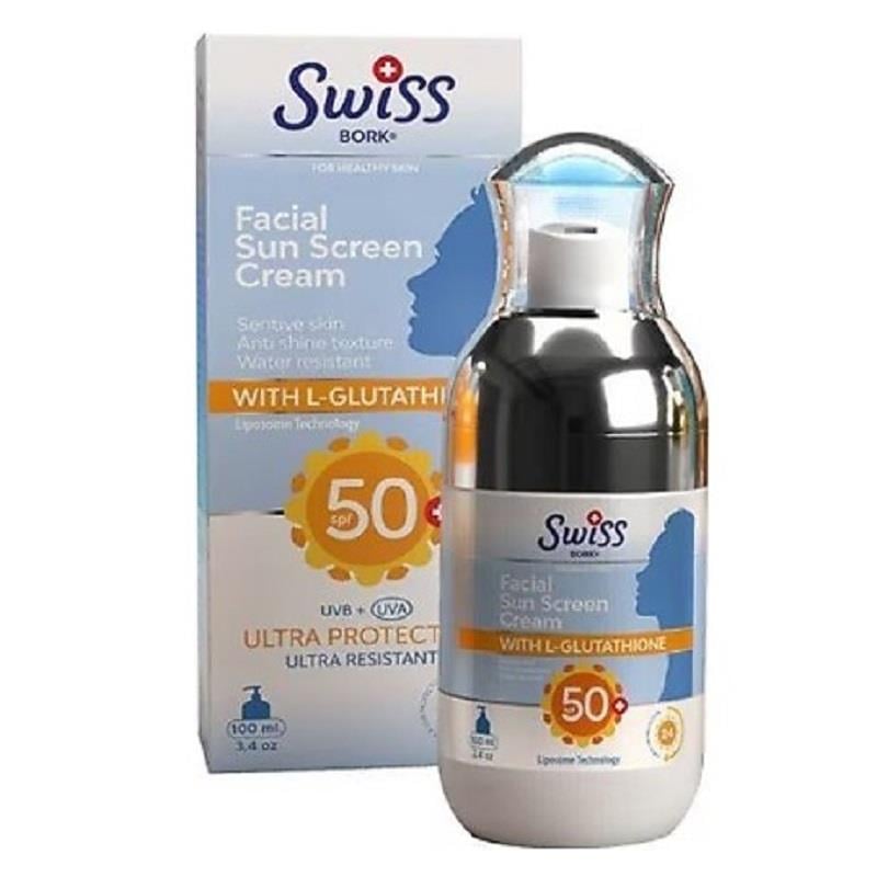Swiss Bork Swiss Bork Leke Karşıtı Yüz Güneş Kremi SPF50+ 100 ml