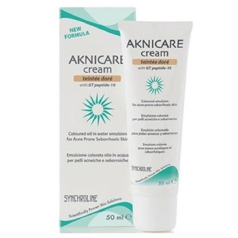 Synchroline Synchroline Aknicare Cream Teintee Dore 50 ml