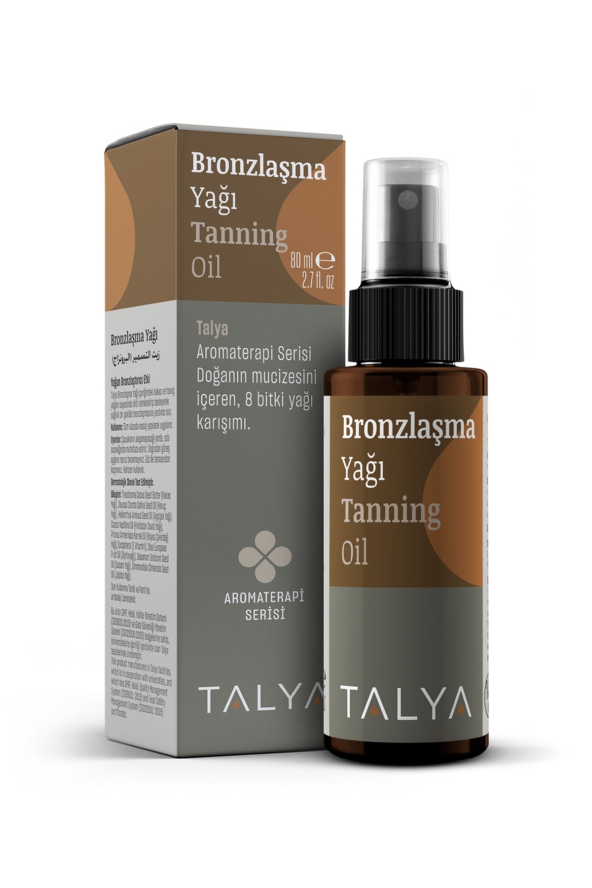 Talya Talya Bitkisel Bronzlaşma Yağı 80 ml - Elit Serisi