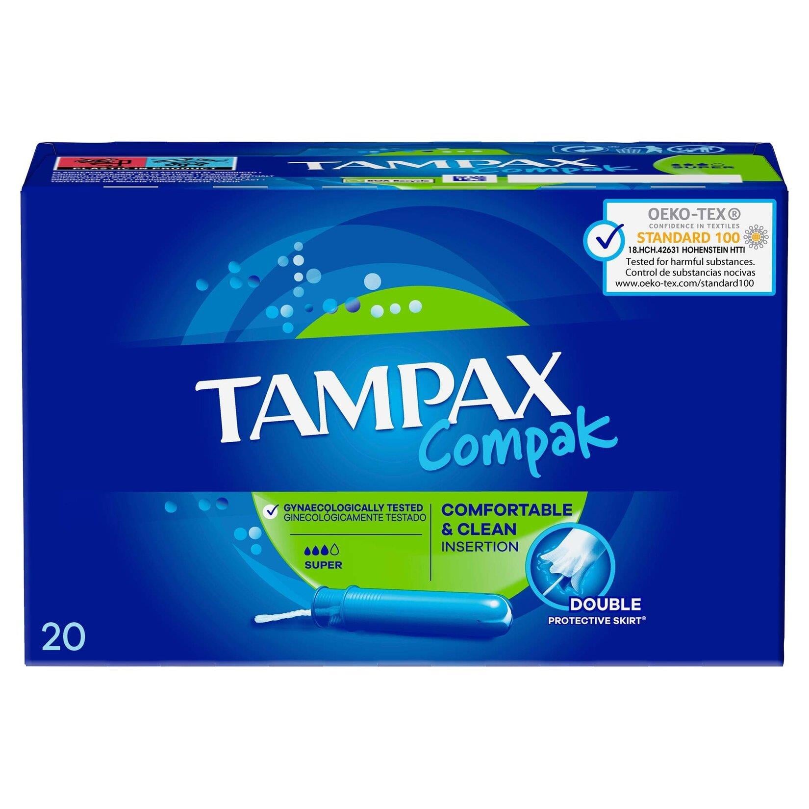 Tampax Tampax Compak Tampon Super 20'li