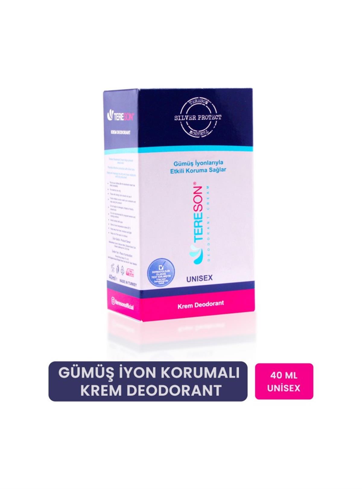 TERESON Tereson Gümüş İyon Korumalı Krem Deodorant 40 ml