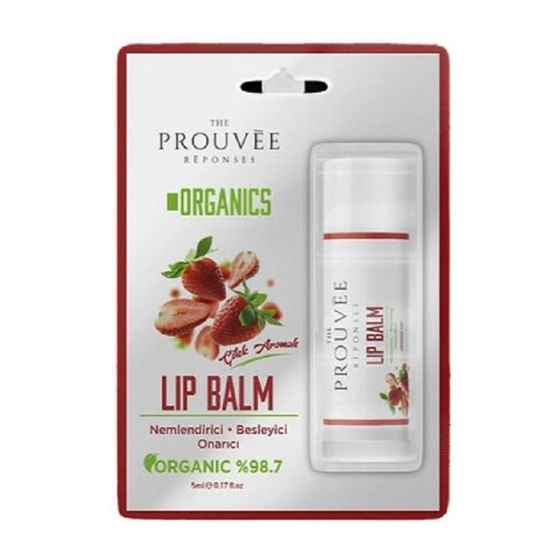 The Prouvée Réponses The Prouvée Réponses Organik Dudak Lip Balm Çilek Aromalı 5 ml