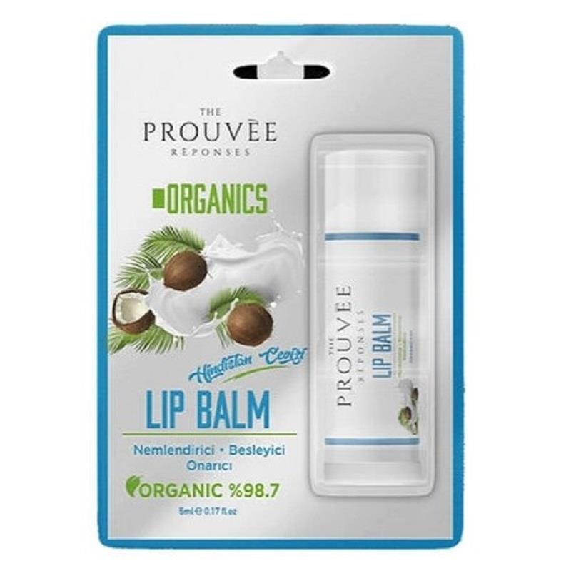 The Prouvée Réponses The Prouvée Réponses Organik Dudak Lip Balm Hindistan Cevizi 5 ml