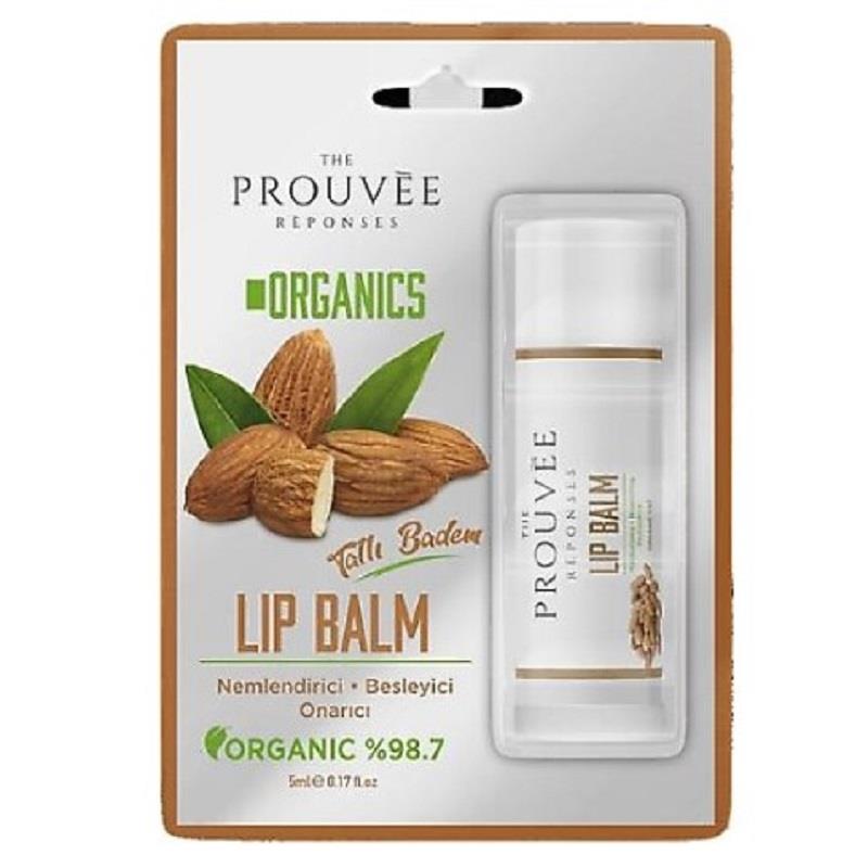 The Prouvée Réponses The Prouvée Réponses Organik Dudak Lip Balm Tatlı Badem 5 ml
