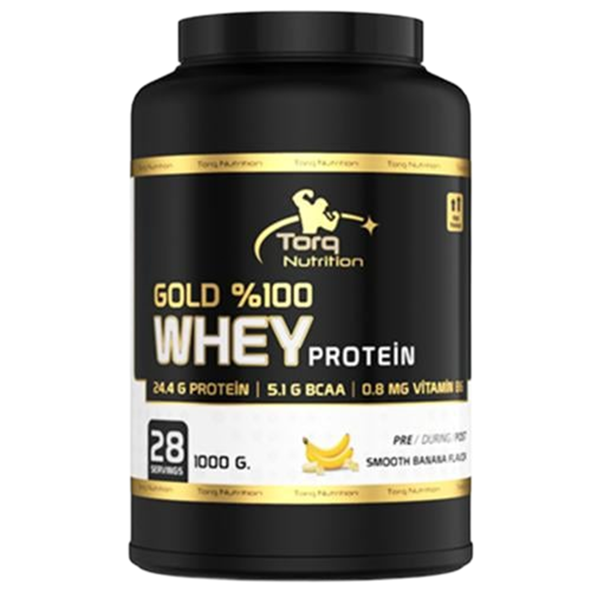 Torq Nutrition Torq Nutrition Gold Whey Muz Aromalı 1000 gr
