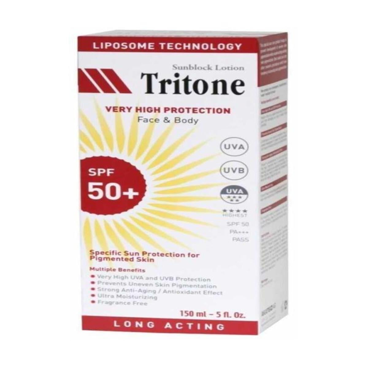 Tritone Tritone SPF50+ Güneş Koruyucu Losyon 150 ml