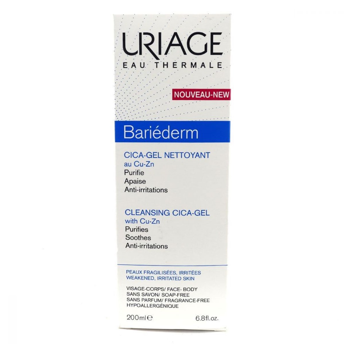 Uriage Uriage Bariederm Cica-Gel Nettoyant 200 Ml Nemlendirici El Yüz Ve Vücut Bakim Kremi
