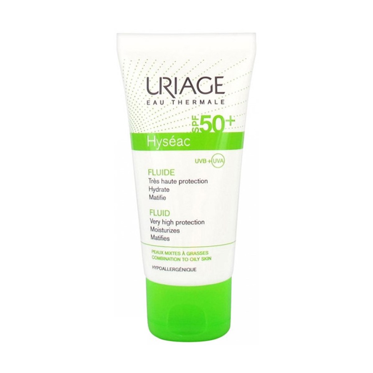 Uriage Uriage Hyseac Cream Fluid Spf50 Akne Eğlimli Karma Ve Yağli Ciltlere Özel Güneş Koruyucu 50 Ml