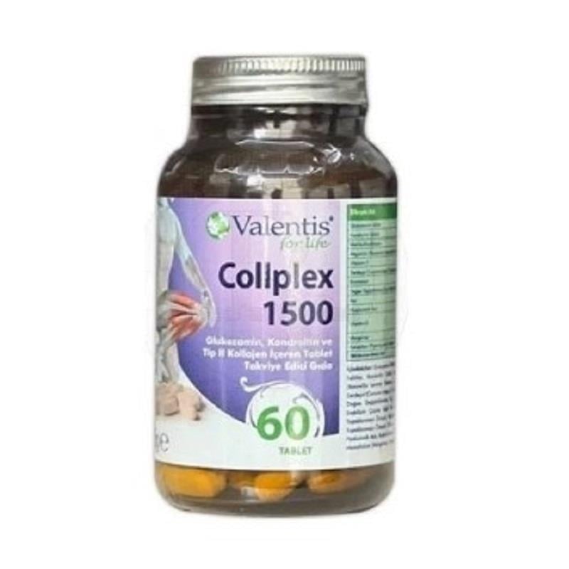 Valentis Valentis Collplex 1500 Glukozamin Kondroitin ve Tip II Kollajen 60 Tablet