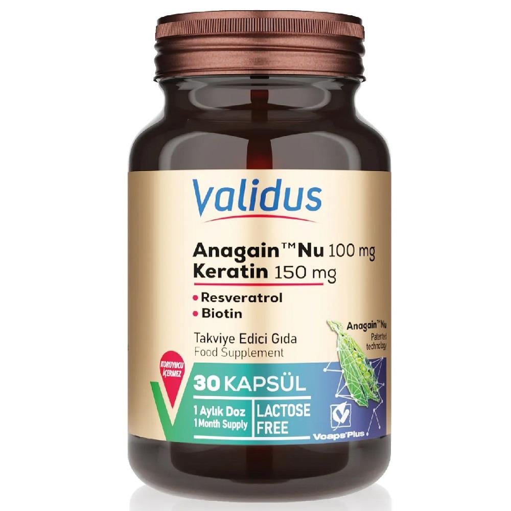 Validus Validus Anagain NU 100 mg 30 Kapsül