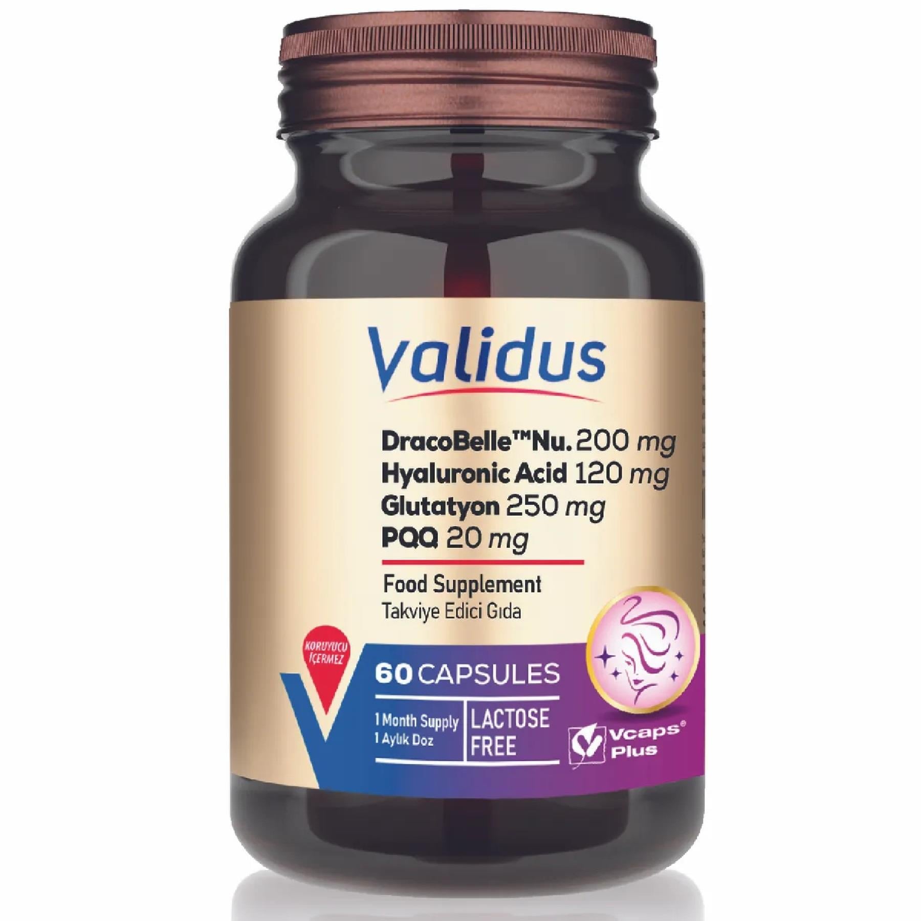 Validus Validus Dracobelle NU 200 mg 60 Kapsül