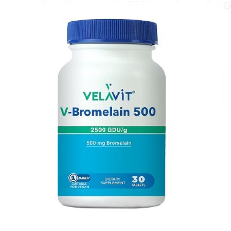 VELAVİT Velavit V-Bromelain 500 30 Tablet