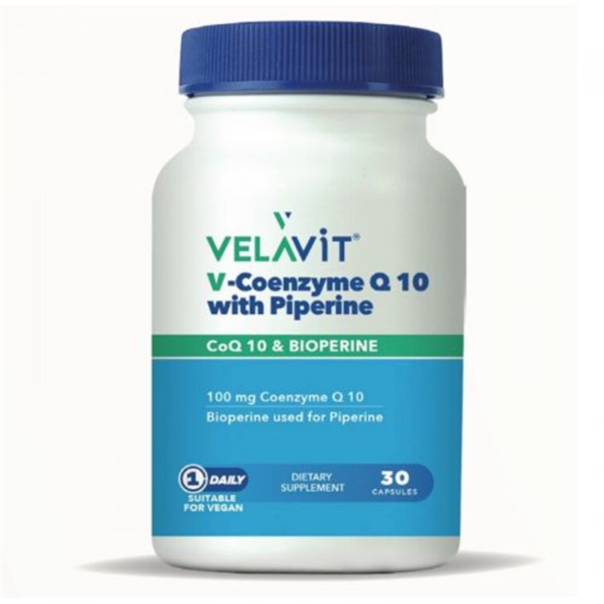 VELAVİT Velavit V-Coenzyme Q10 With Piperine 30 Kapsül