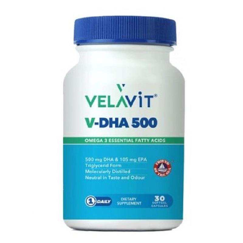 Velavit Velavit V-DHA 500 mg 30 Kapsül