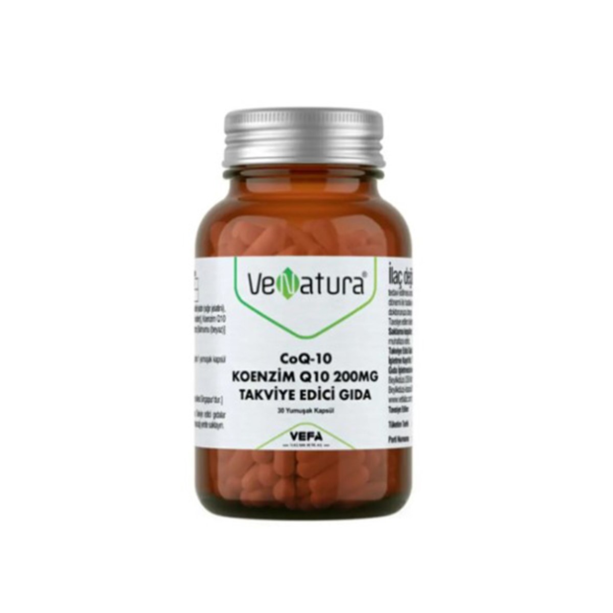 VeNatura CoQ-10 Koenzim Q10 30 Kapsül 200mg