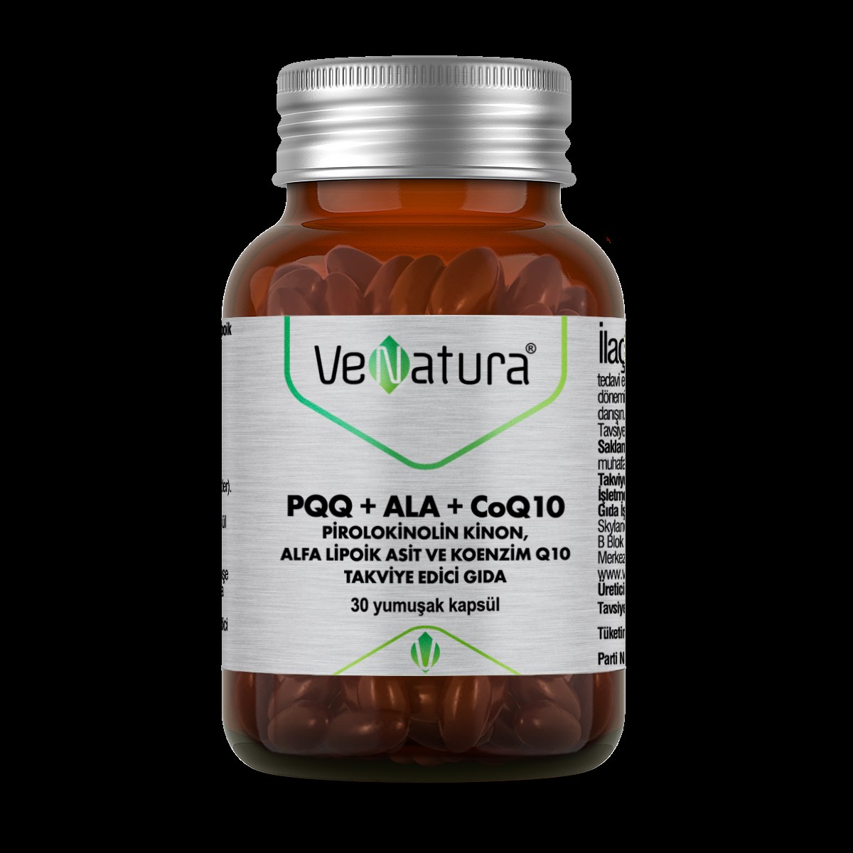 VENATURA VeNatura PQQ+ALA+KoenzimQ10+Alfa Lipoik Asit 30 Kapsül