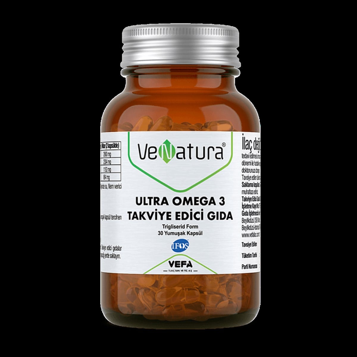 Venatura Venatura Ultra Omega 3 30 Kapsül