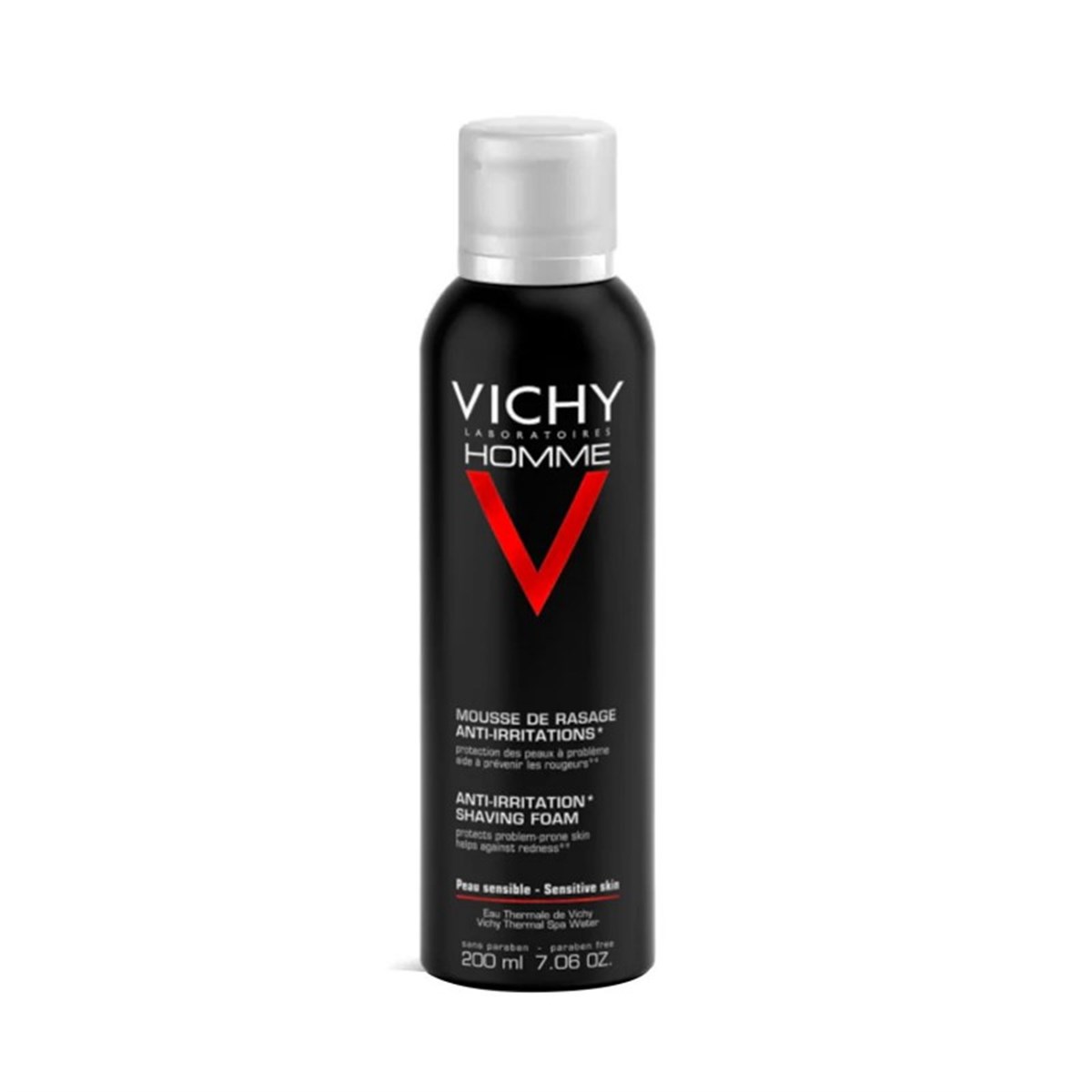 VichyVichy Homme Shaving Foam 200 Ml - Hassas Ciltler İçin Tıraş Köpüğü